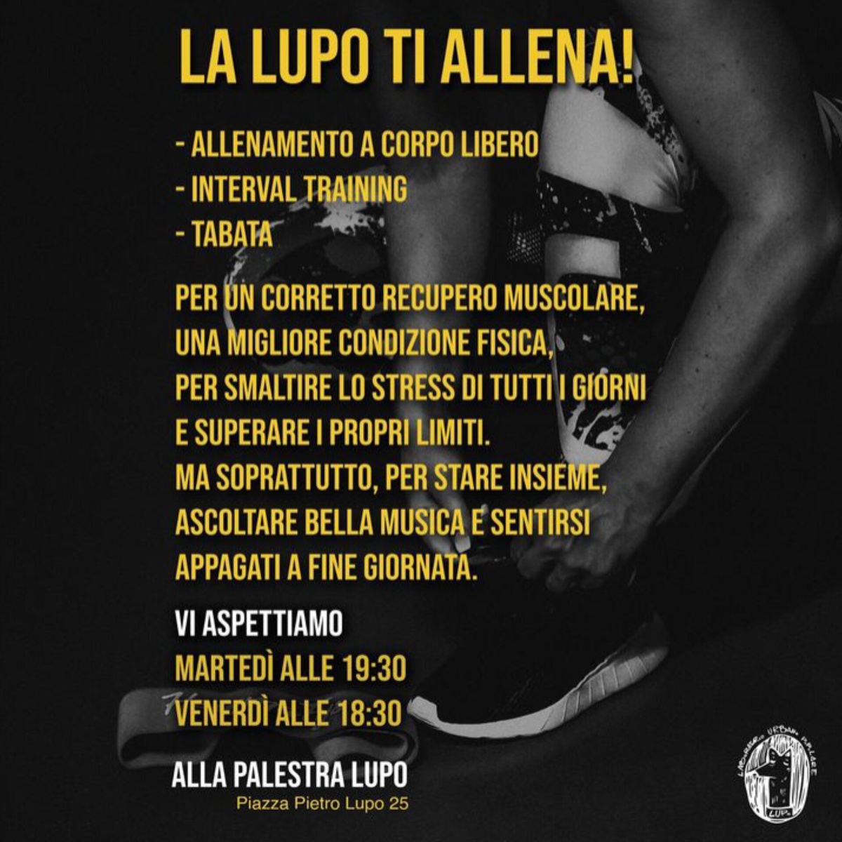 LA LUPO ALLENA 