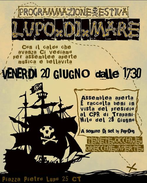 L.U.P.O. DI MARE programmazione estiva 2025