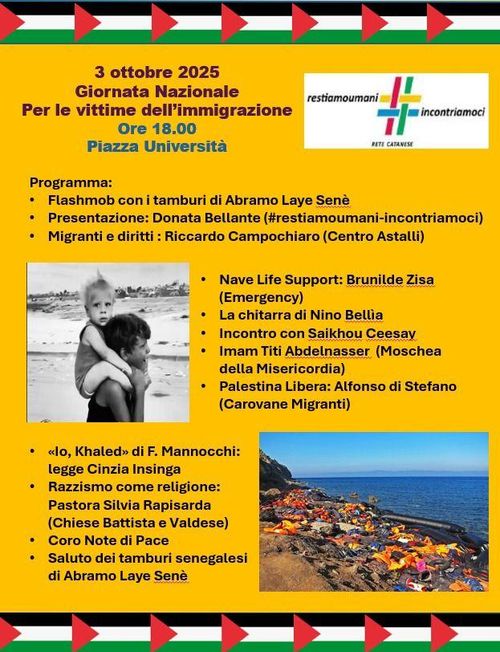 Giornata Nazionale per le vittime dell'immigrazione