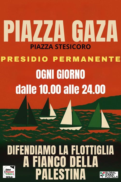 Piazza Gaza - Presidio Permanente