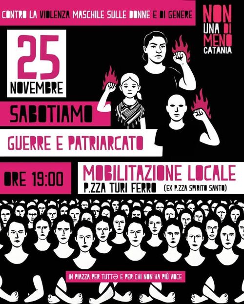 Sabotiamo guerre e patriarcato - Mobilitazione locale