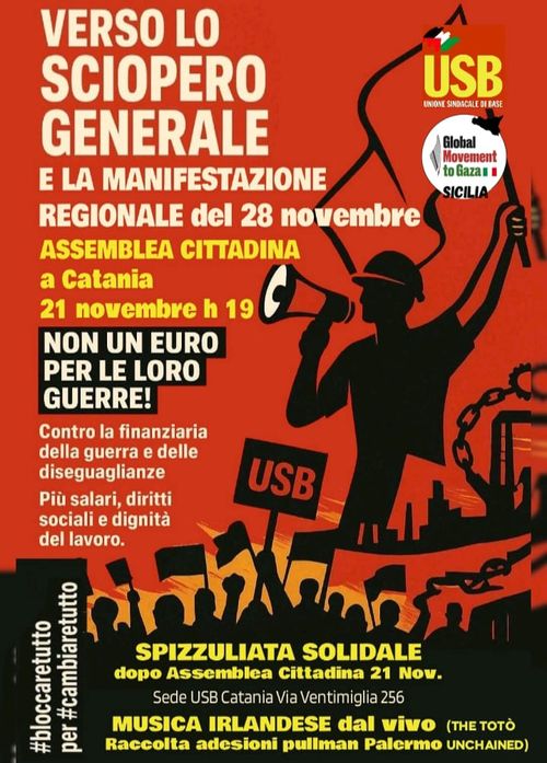 Assemblea cittadina verso la manifestazione regionale + concerto 