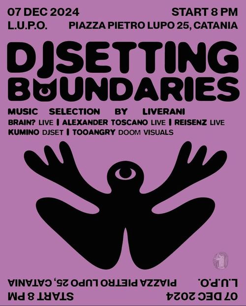 DJ SETTING BOUNDARIES