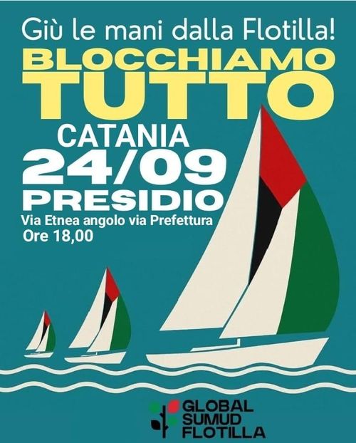 Giù le mani dalla Flottilla - Presidio in Prefettura