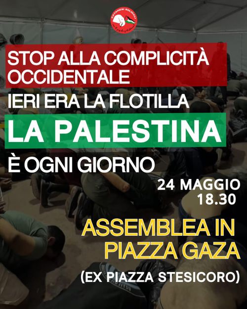 Assemblea in Piazza Gaza