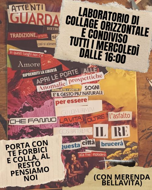LABORATORIO DI COLLAGE CONDIVISO ORIZZONTALE