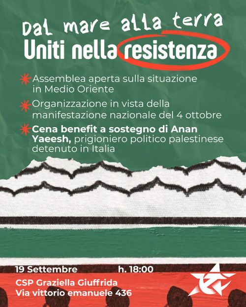 🔻Dal mare alla terra uniti nella resistenza🔻