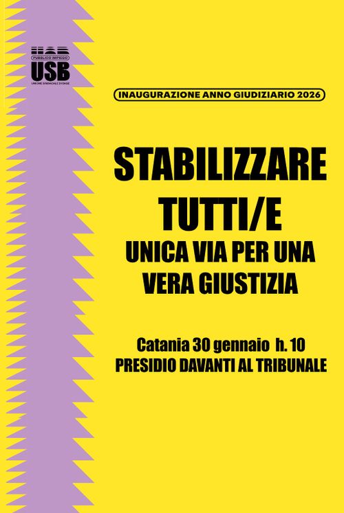 Stabilizzare tutti/e - Presidio davanti al tribunale