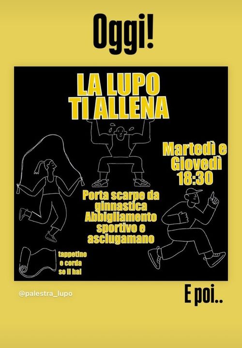 FITNESS TABATA la lupo ti allena!