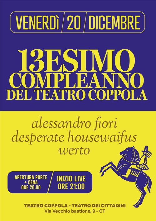 13esimo compleanno del Teatro Coppola