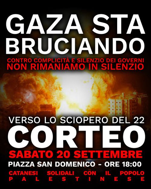Gaza sta bruciando - CORTEO