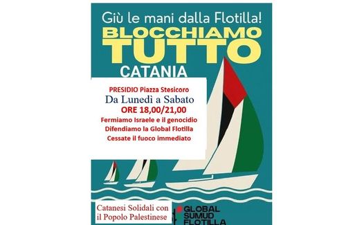 Giù le mani dalla Flotilla! Presidio