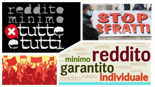 SPEAKER CORNER PER IL REDDITO E CONTRO GLI SFRATTI