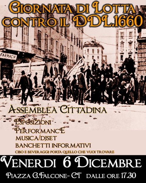 GIORNATA DI LOTTA CONTRO IL DDL1660 assemblea cittadina