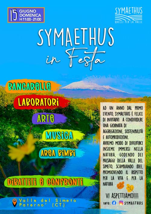 SYMAETHUS IN  FESTA !!