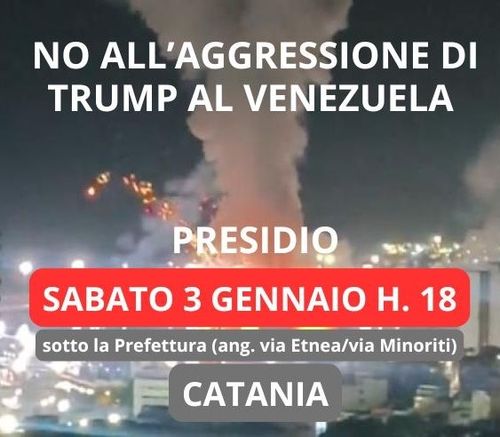 Presidio - No all'aggressione di Trump al Venezuela