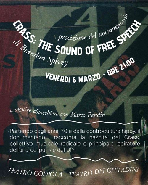 Documentario Crass: The Sound of Free Speech di Brandon Spivey