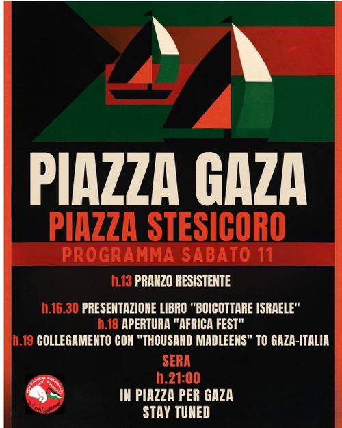 Piazza Gaza - Presidio Permanente
