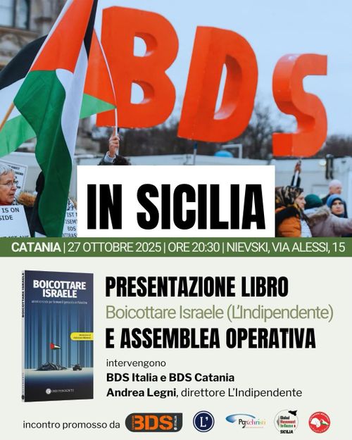 presentazione libro "Boicottare Israele (l'Indipendente)" e assemblea operativa