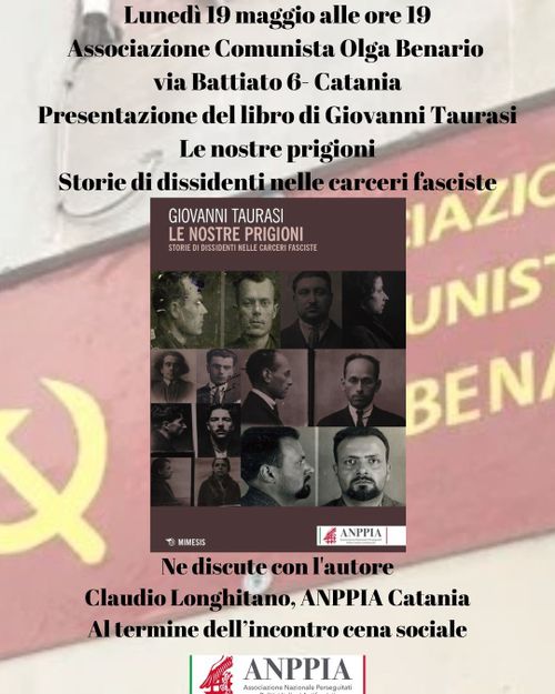Presentazione del libro "Le nostre prigioni"- Storie di dissidenti nelle carceri fasciste