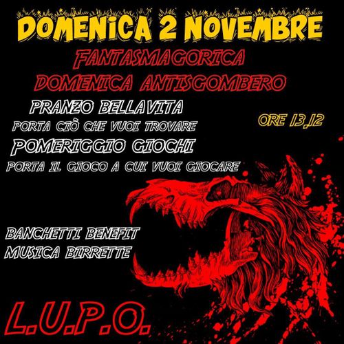 FANTASMAGORICO PRANZO ANTISGOMBERO